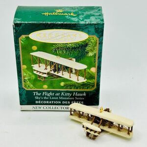 VTG 2001 Hallmark Ornament The Flight at Kitty Hawk Sky's the Limit Miniature